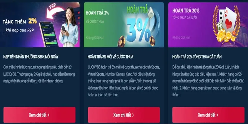 Thưởng nạp tiền hàng ngày cho nổ hũ và bắn cá